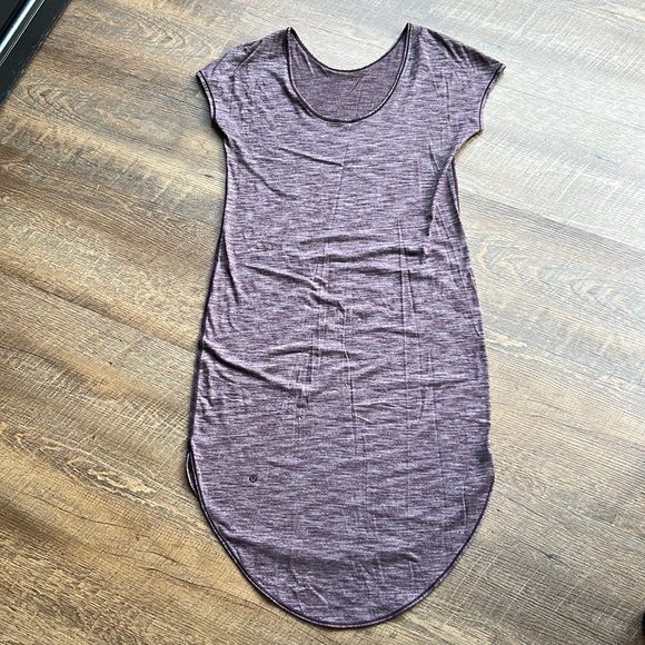 lululemon athletica Dresses & Skirts - Lululemon Retreat Dress Black Cherry 8